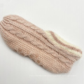 Warm Knitted Fuzzy Ballerina House Slippers